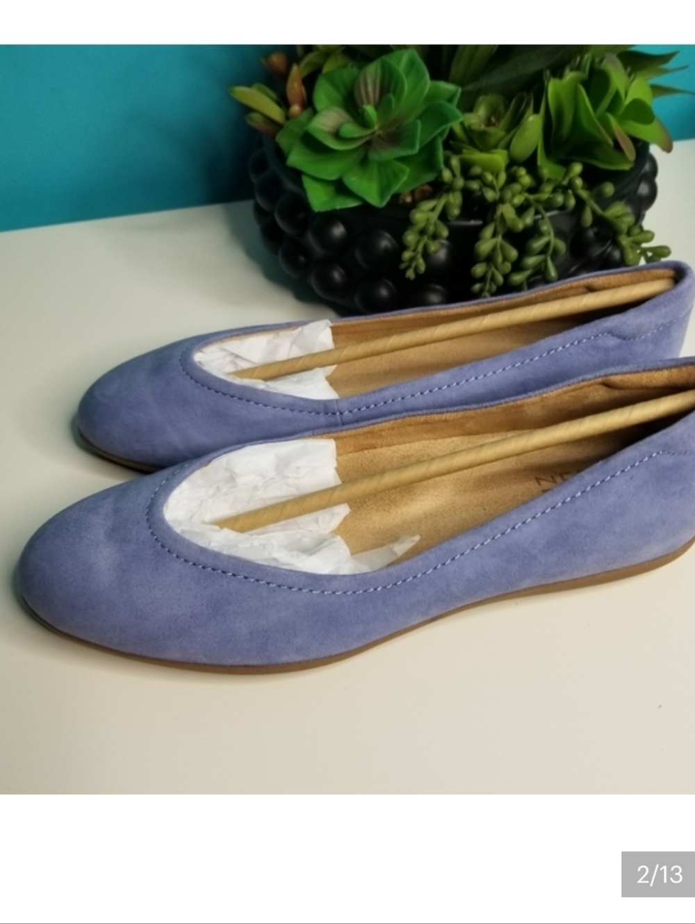 Naturalizer Vivienne Ballet Flat Violet Sky Lavender - Picture 2 of 13